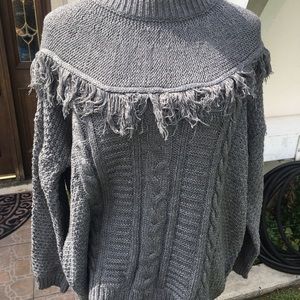 Gray cozy sweater